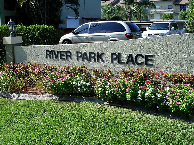 River Park Place Signage